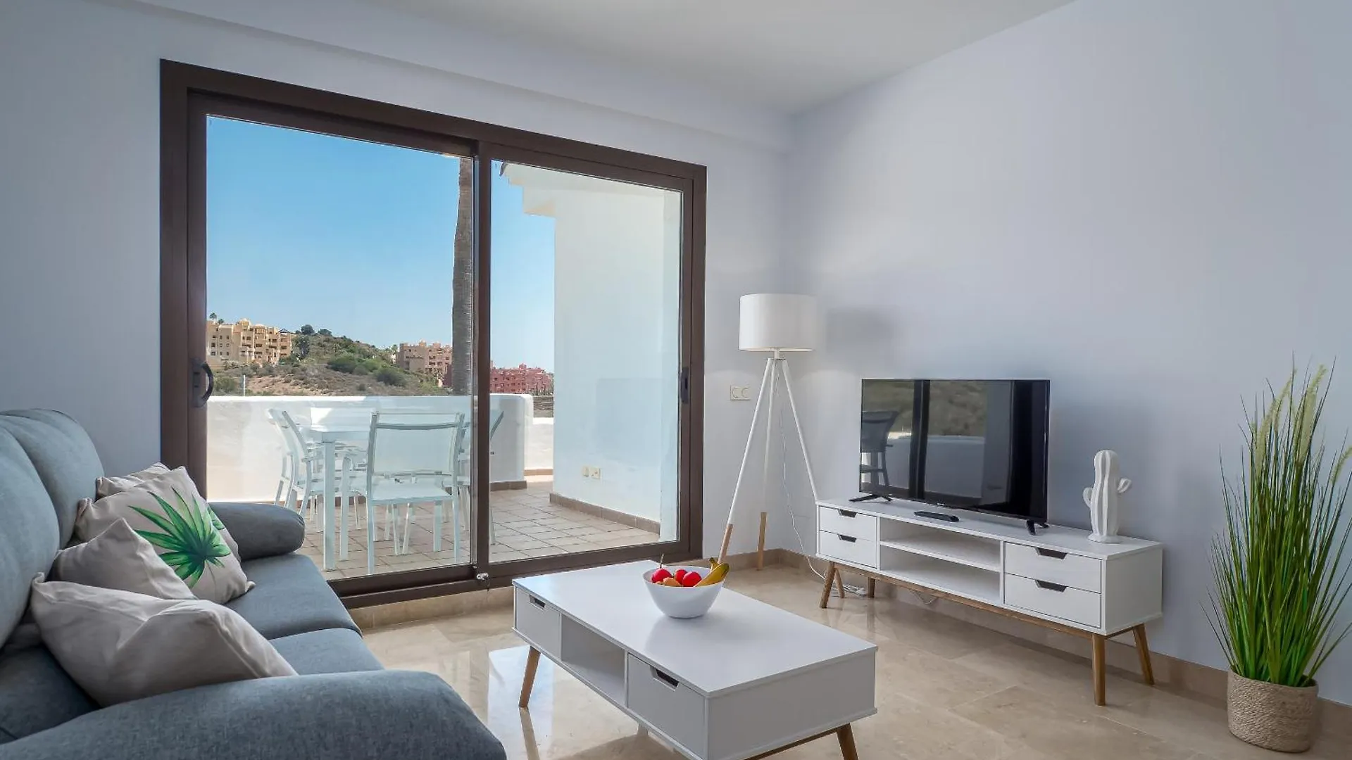 2290-Apt With Terrace Sea View And Pools Manilva Spain